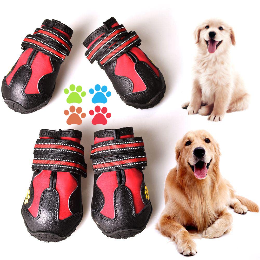 CovertSafe dog boots with rugged soles for secure outdoor adventures.