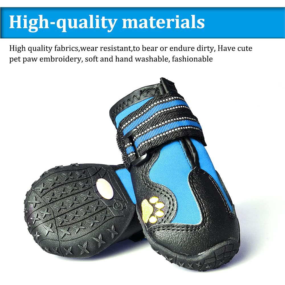 CovertSafe& waterproof dog shoes protect paws during rainy outdoor adventures.