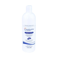 Covetrus CeraSoothe bottle front highlighting CHX+KET medicated formula for skin balance