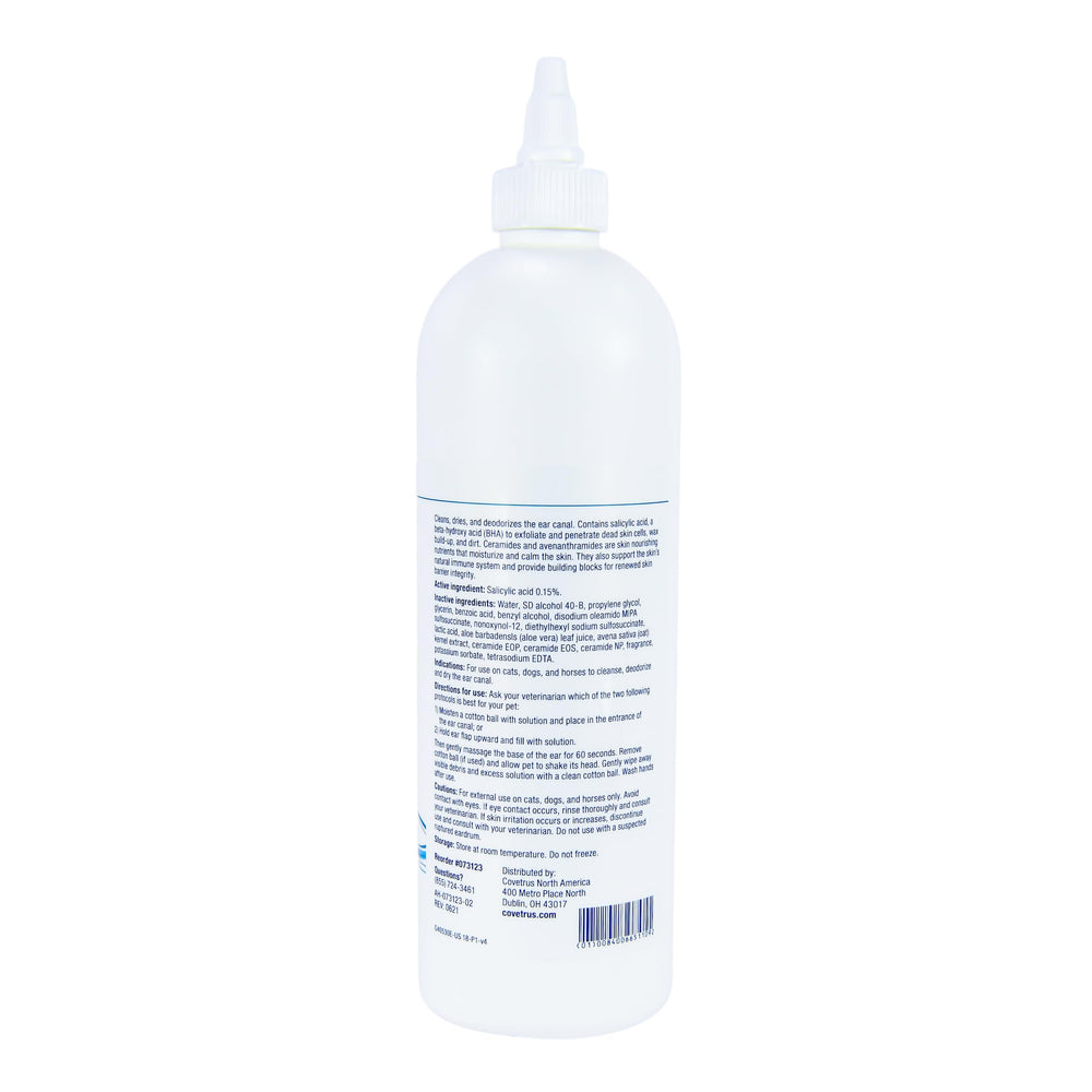 Covetrus CeraSoothe SA foamy application aids gentle wax and debris removal