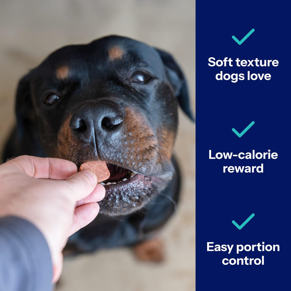 Covetrus Nutrisential Lean Treats bag shows USA-made quality.