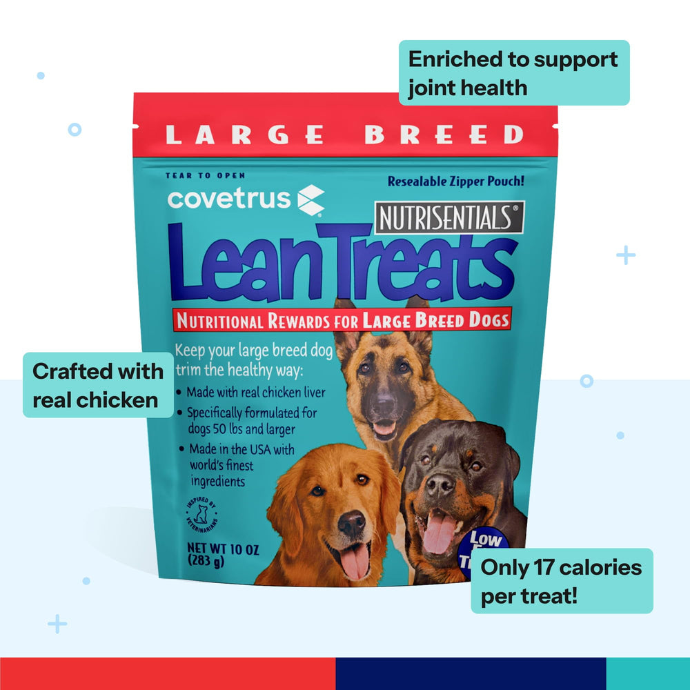 Covetrus Nutrisential Lean Treats 6-pack 10oz packaging.