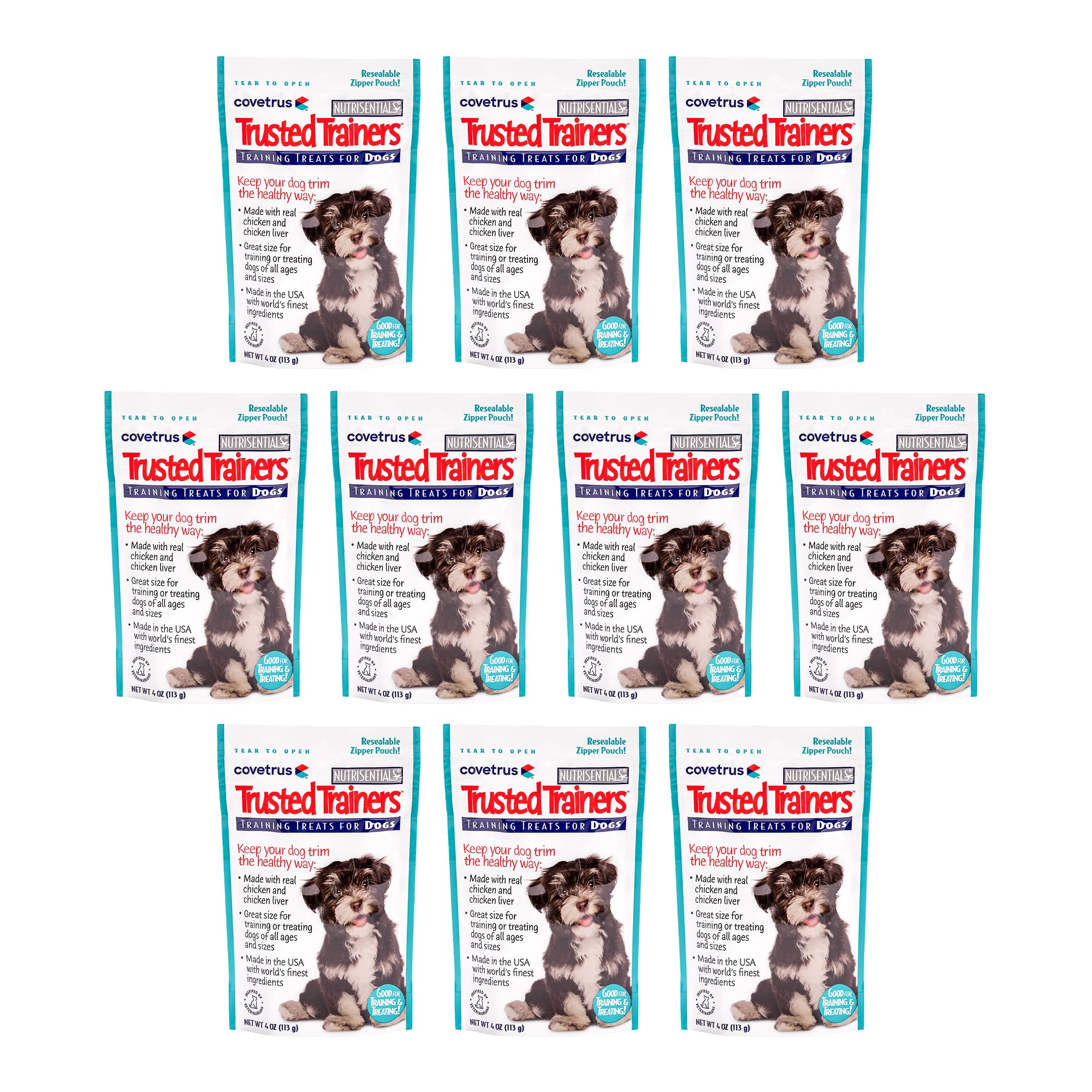 Covetrus NutriSentials soft treats 4oz ideal for all dog sizes.