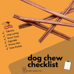 Cowdog Chews Beef Bully Stick supports dental engagement with a durable texture.