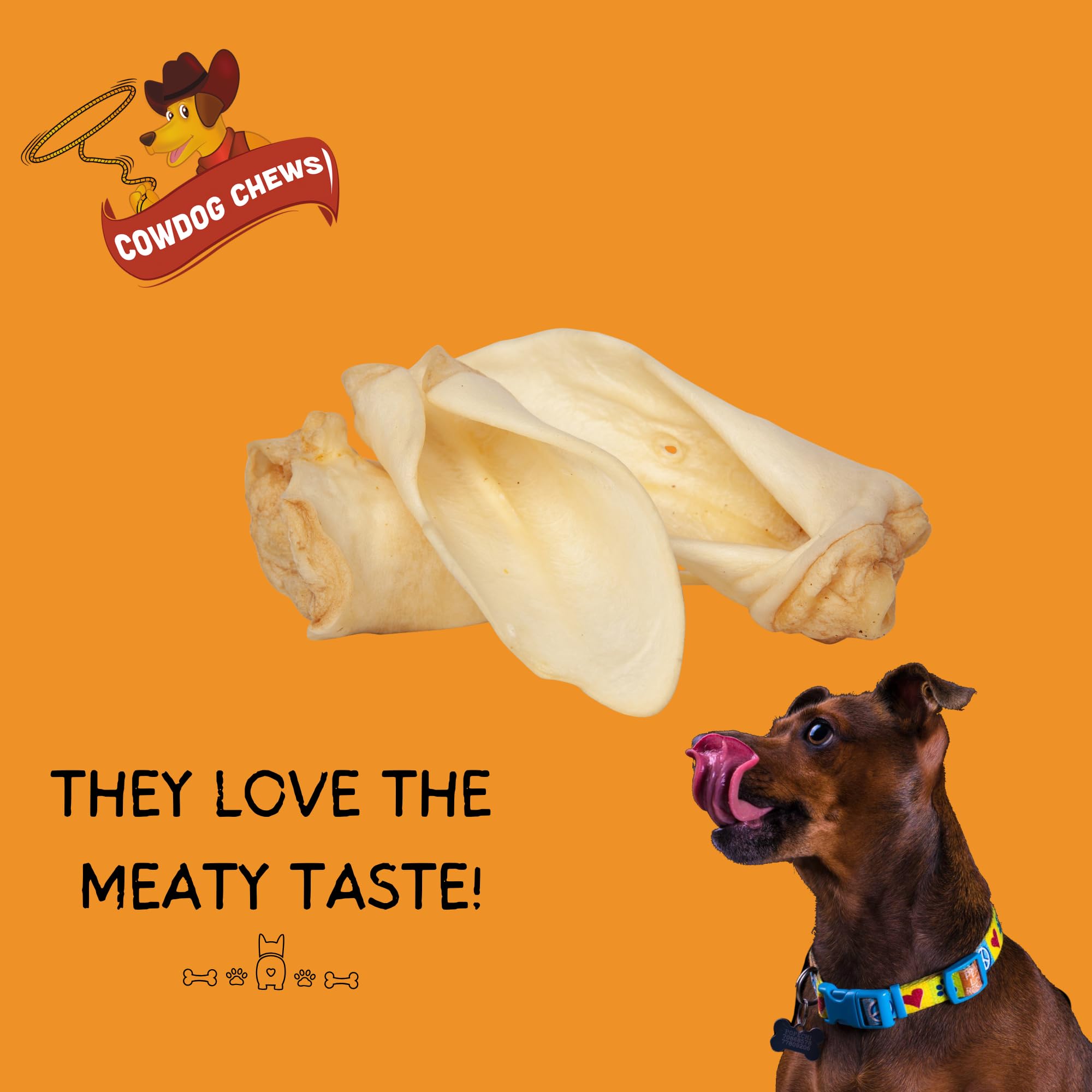 Bulk 25-pack Cowdog Chews for convenient canine treats and on-hand rewards.