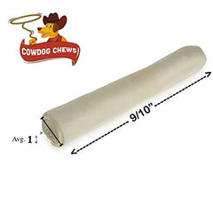 Cowdog Chews rawhide close-up showing natural color and texture for healthy chewing
