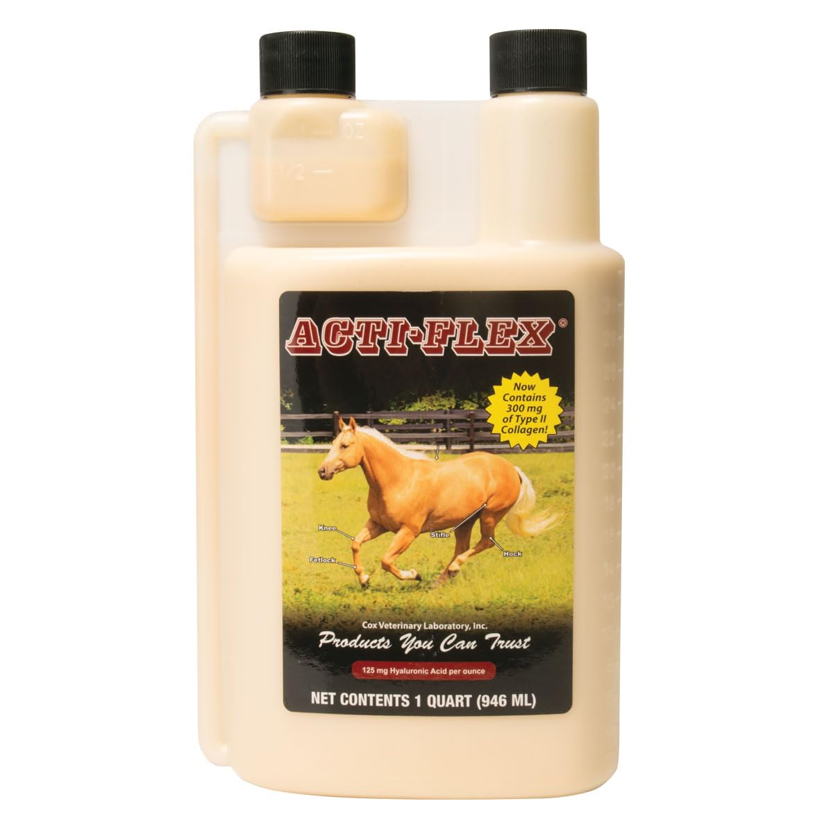 COX VETERINARY Acti Flex 4000 bottle supports joint comfort in horses