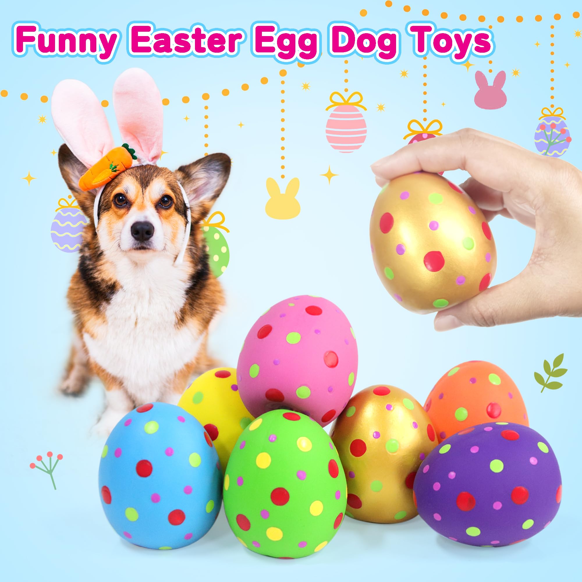 Coyava soft natural rubber eggs are durable and gentle on mouths