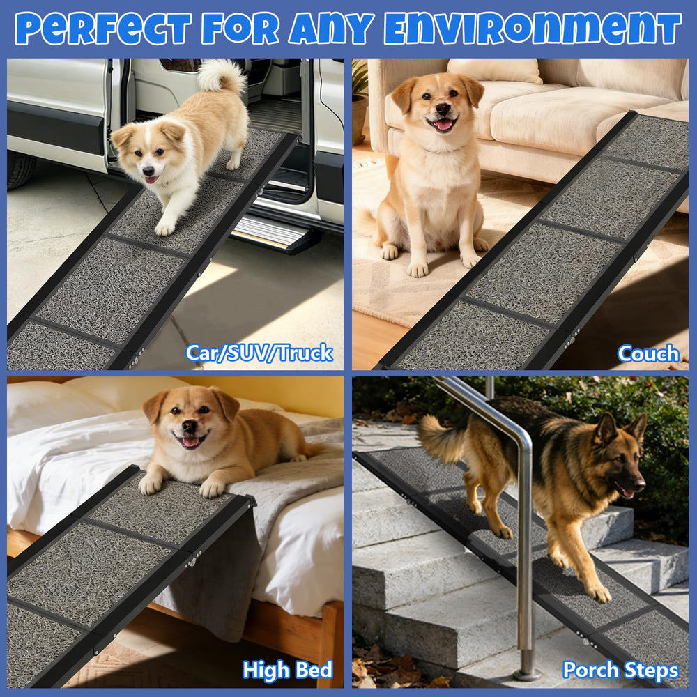 COZEER dog ramp at home helps dogs reach elevated surfaces