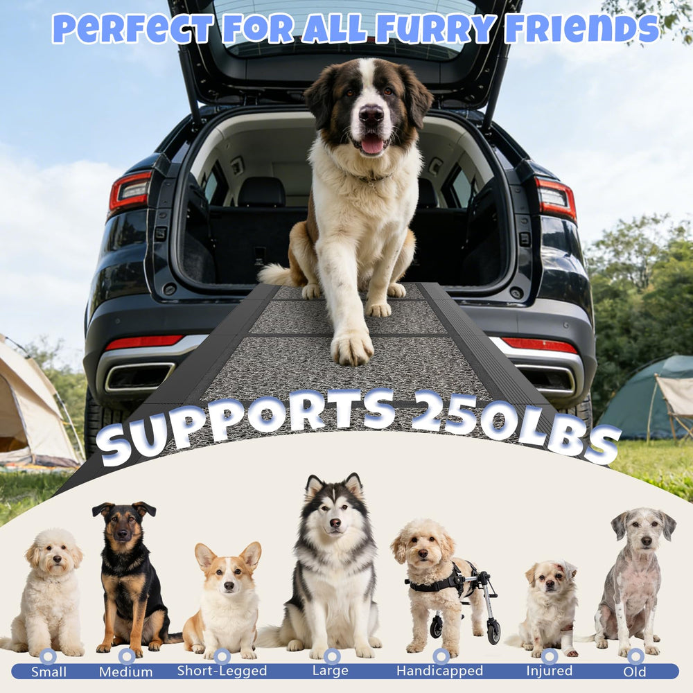 Includes safety rope with stainless steel buckles for extra security