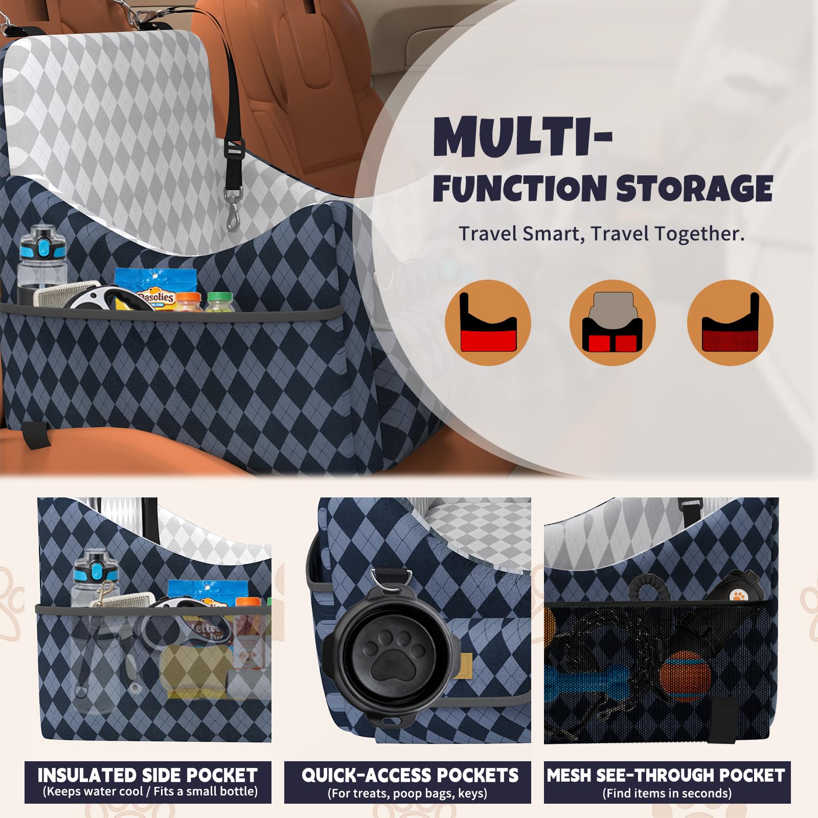 COZEER memory-foam-pad close-up showing plush support