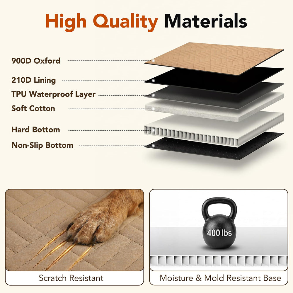 Cozila breathable mesh window improves air flow and visual contact with pet.