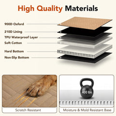 Cozila breathable mesh window improves air flow and visual contact with pet.