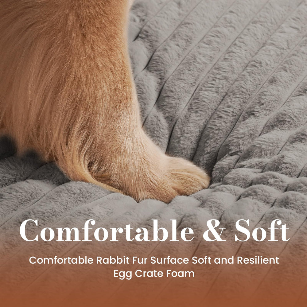 Cozila bed with removable cover for easy machine washing.