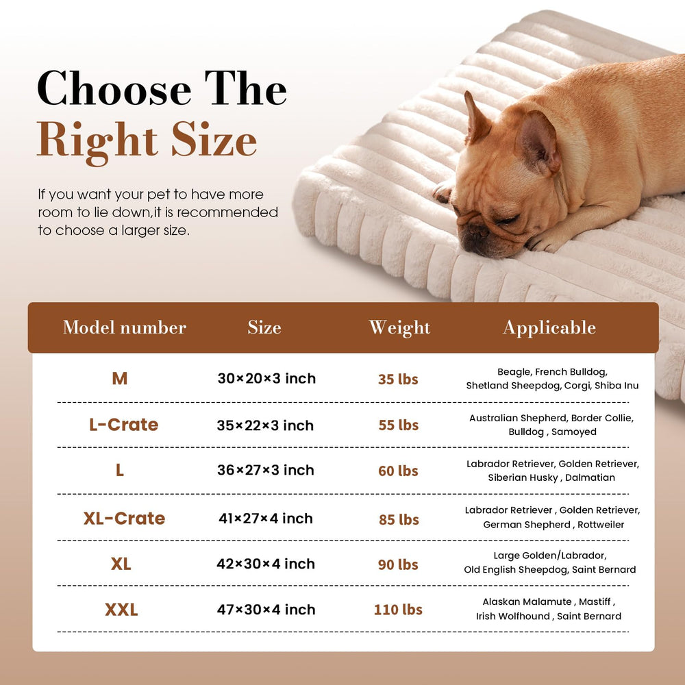 Cozila crate-fit bed designed for standard 36 inch crates.