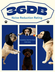Cozinus dog headphones flexible connection design for quick, comfortable fit.