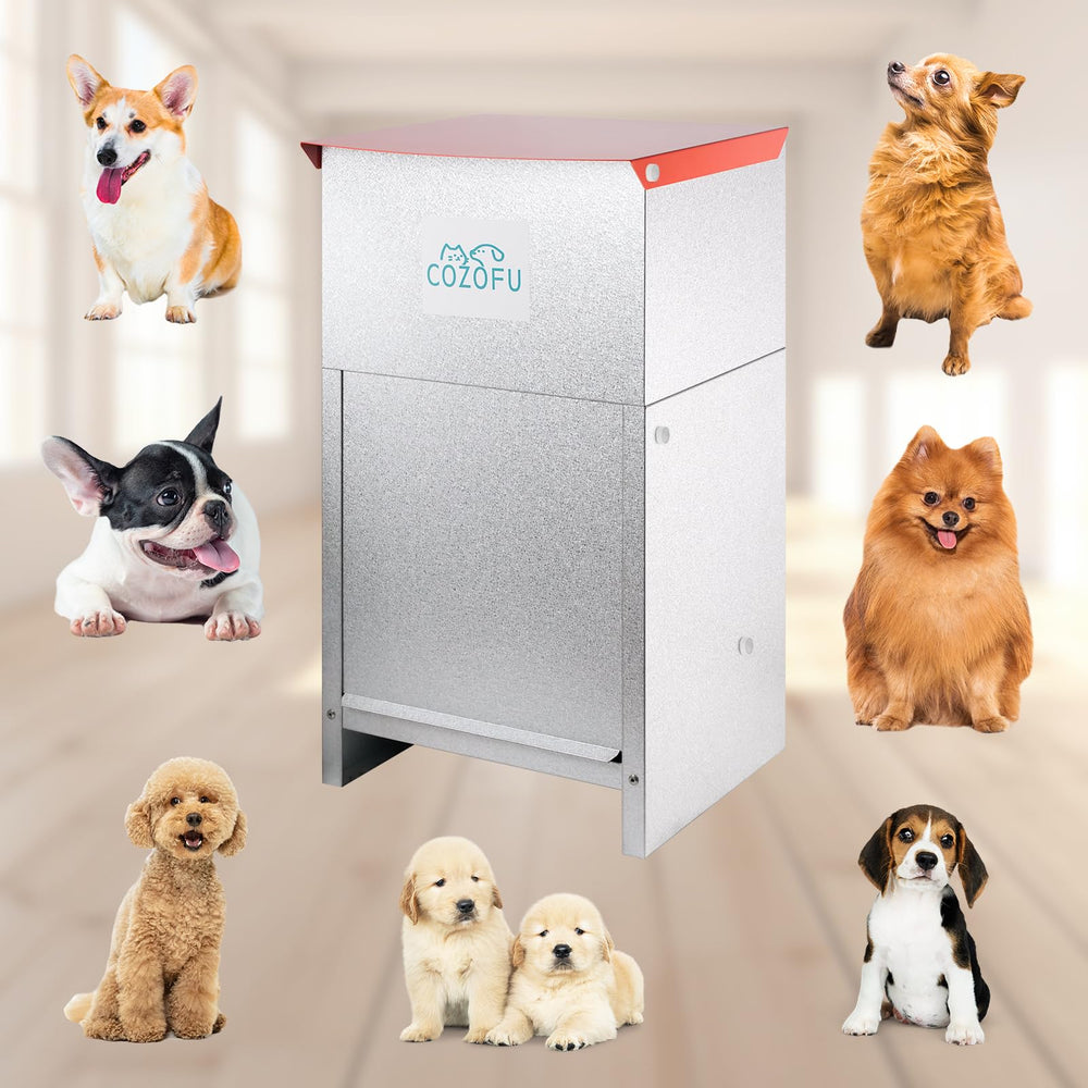 COZOFU dog feeder supports dogs of all sizes with simple operation