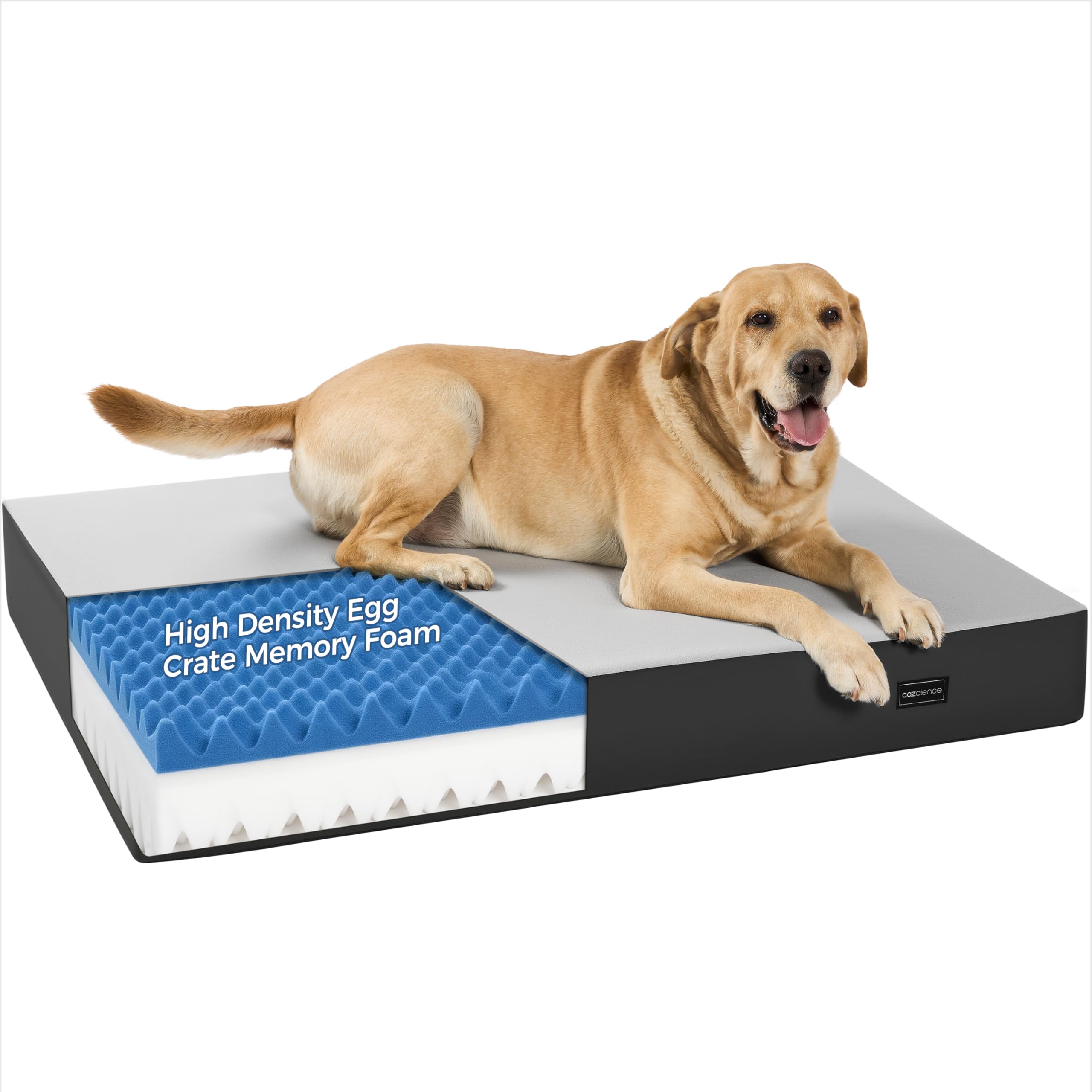 COZCIENCE 5-inch orthopedic bed top layer memory foam providing joint-supporting comfort