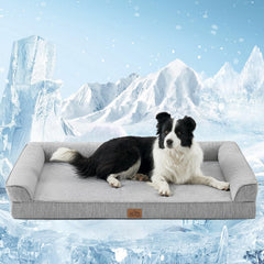 COZY KISS cooling bed top surface demonstrating full-surface cooling for hot days