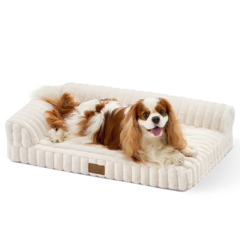 COZY KISS Cute Dog Bed with orthopedic foam supports joints for small dogs