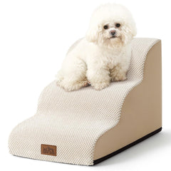 COZY KISS dog stairs curved 2-step design for safe puppy access