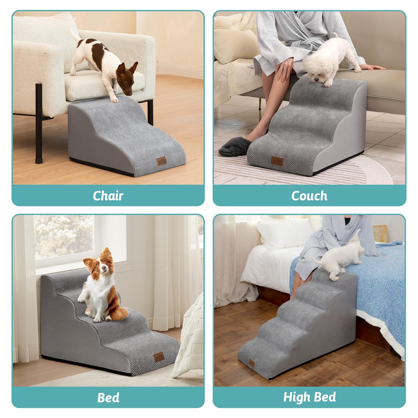 COZY KISS back handle enables easy carrying and repositioning.