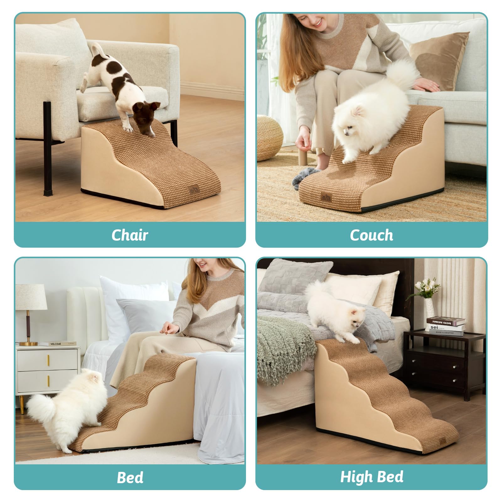COZY KISS carry handle enables easy relocation.