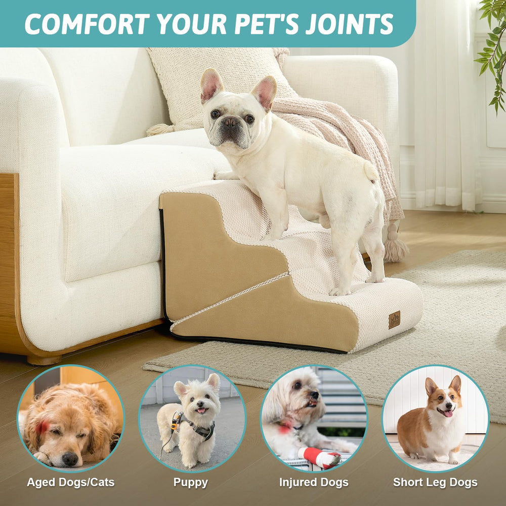 COZY KISS foam-core construction offers lightweight yet supportive steps.
