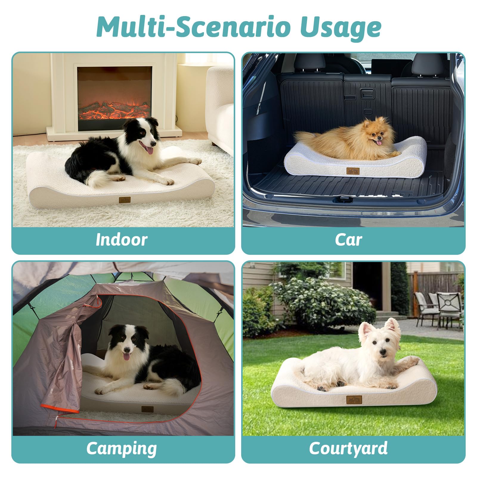 COZY KISS bed packaging-fluff image showing compact shipping and loft return