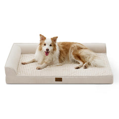 COZY KISS orthopedic dog bed 44x32 for extra large dogs with joint-supporting design.