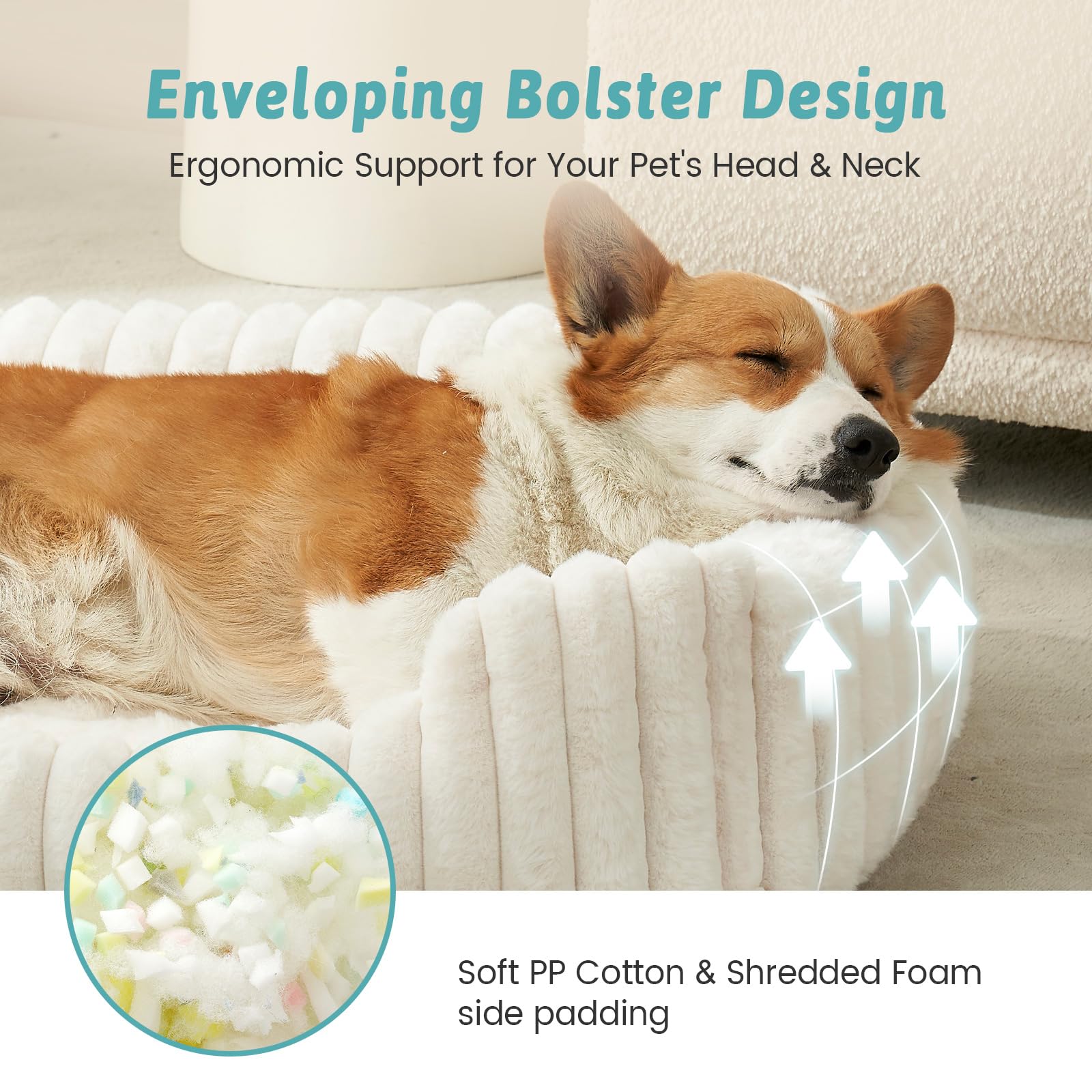 COZY KISS waterproof lining protects floors from spills