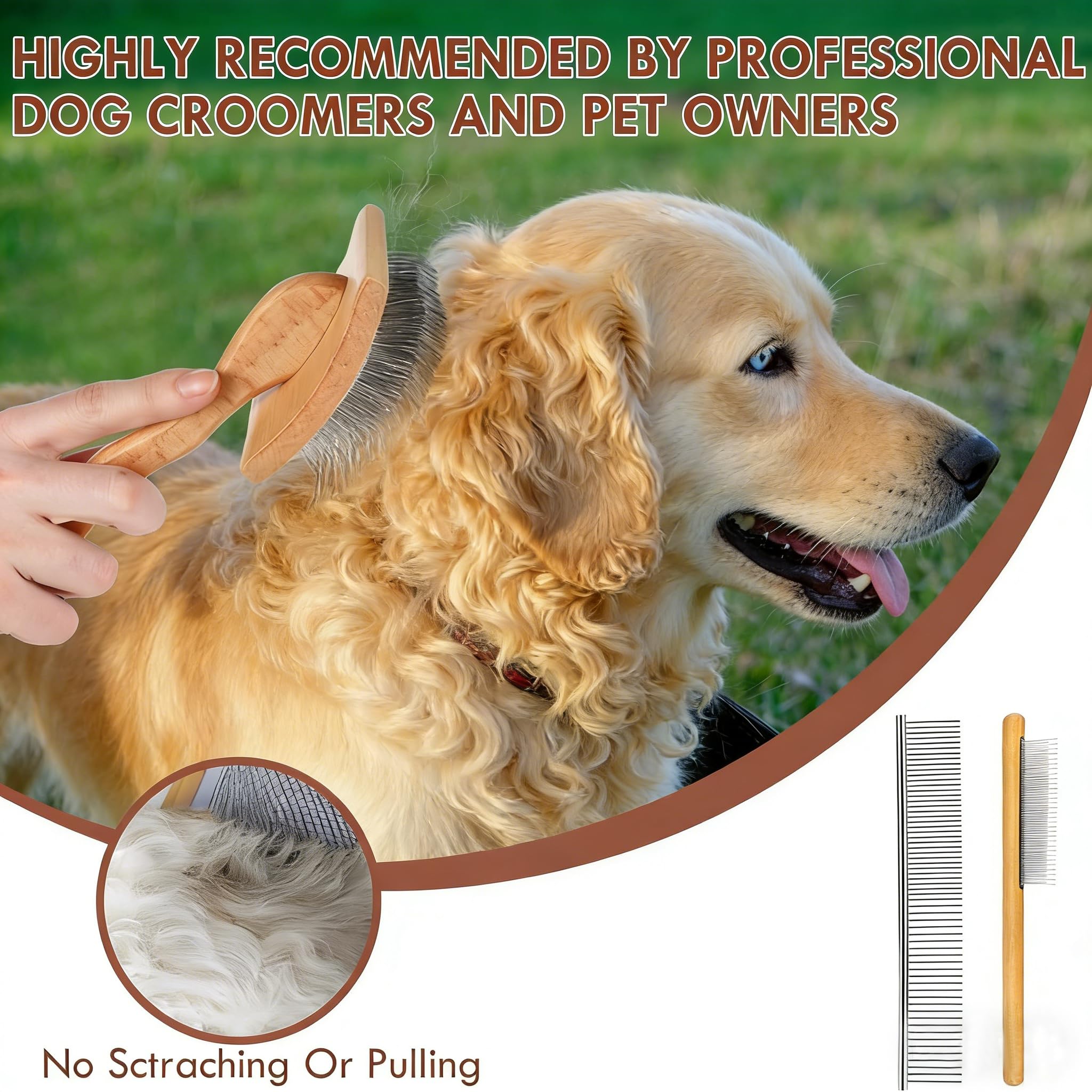 COZYGIFT mats and knots detangler helps prevent stubborn tangles.