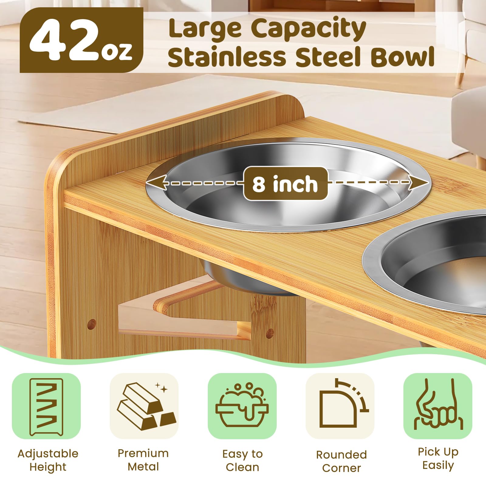 CozyLazy bamboo closeup emphasizes natural, durable material.