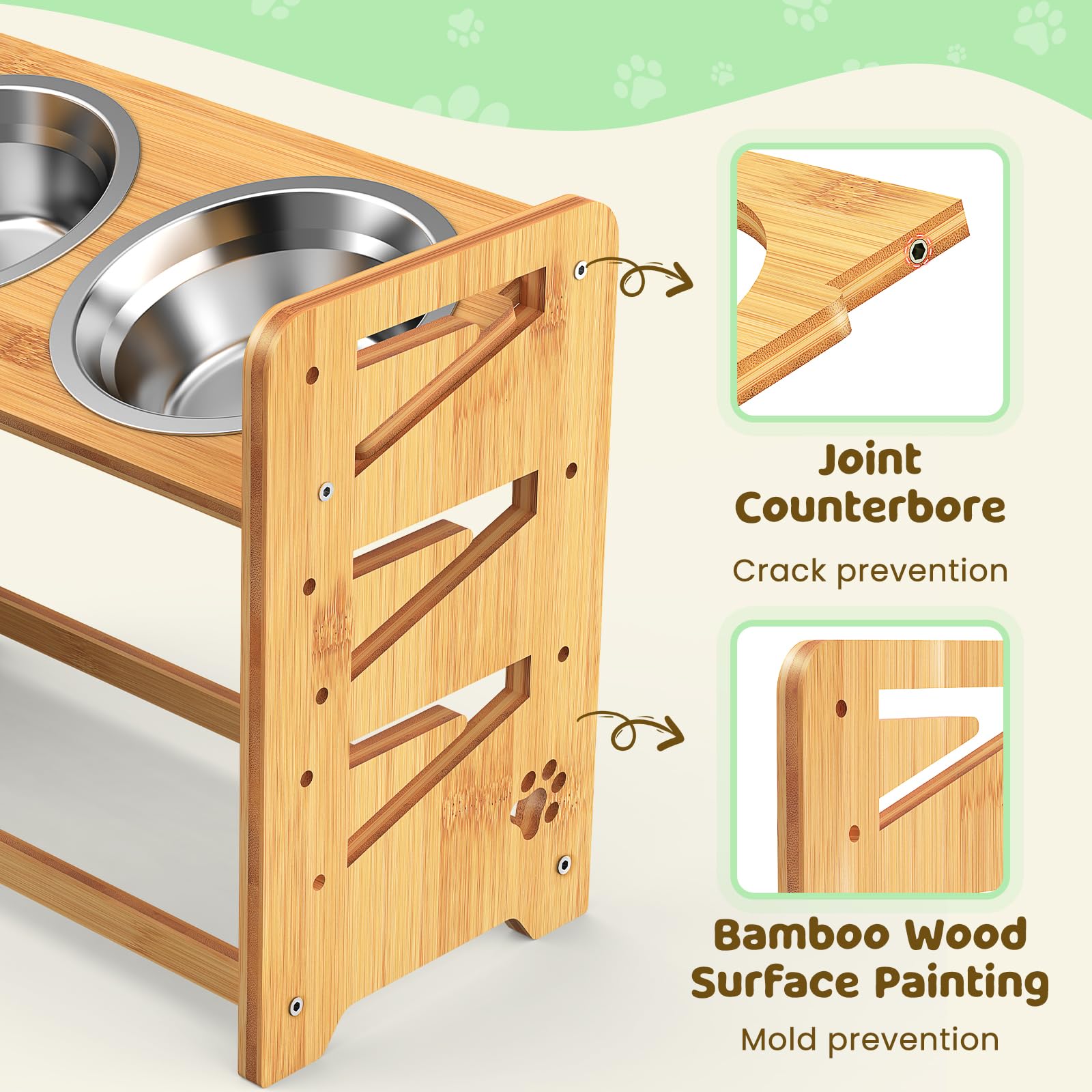 CozyLazy stainless dishes demonstrate durable, easy-to-clean bowls.