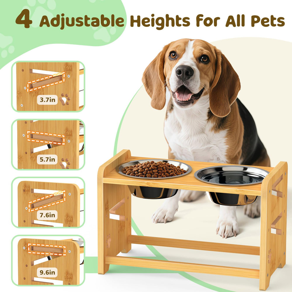 CozyLazy elevated dog bowls tilt angle promotes comfortable eating posture.
