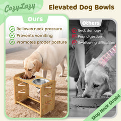 CozyLazy tilt angle shows 15-degree design for easier swallowing.