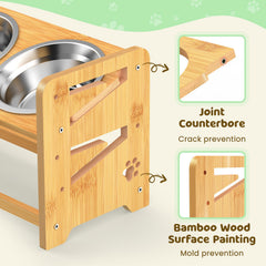 CozyLazy stainless steel bowls are durable and easy to clean.
