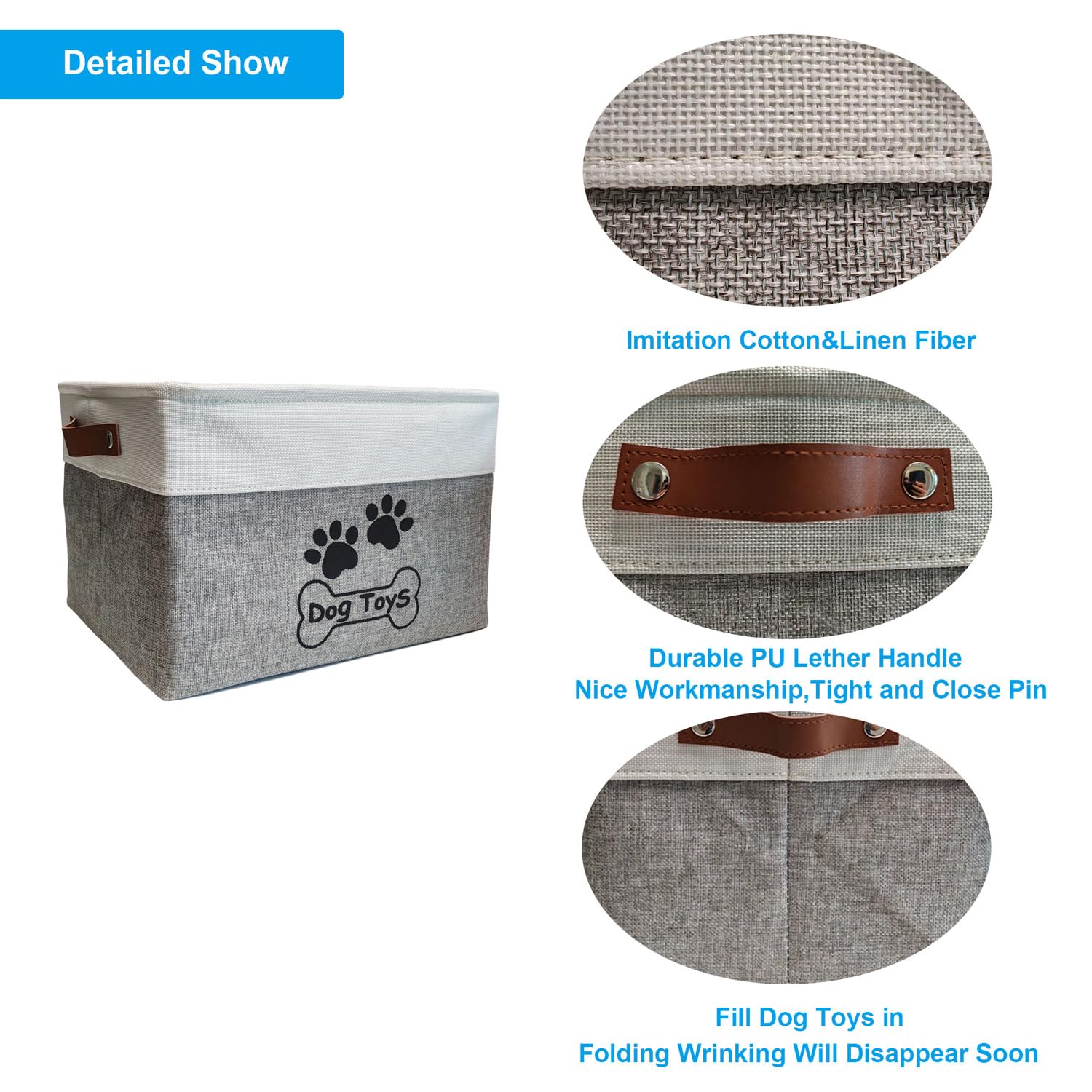 cpakowlgoo cotton imitation exterior offers stylish home-friendly organization.