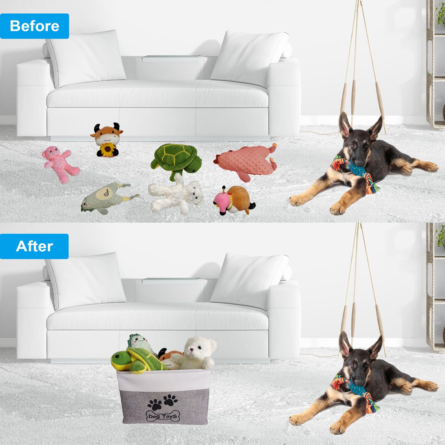 CPAKOWLGOO easy-setup design ensures quick assembly with steel rods.