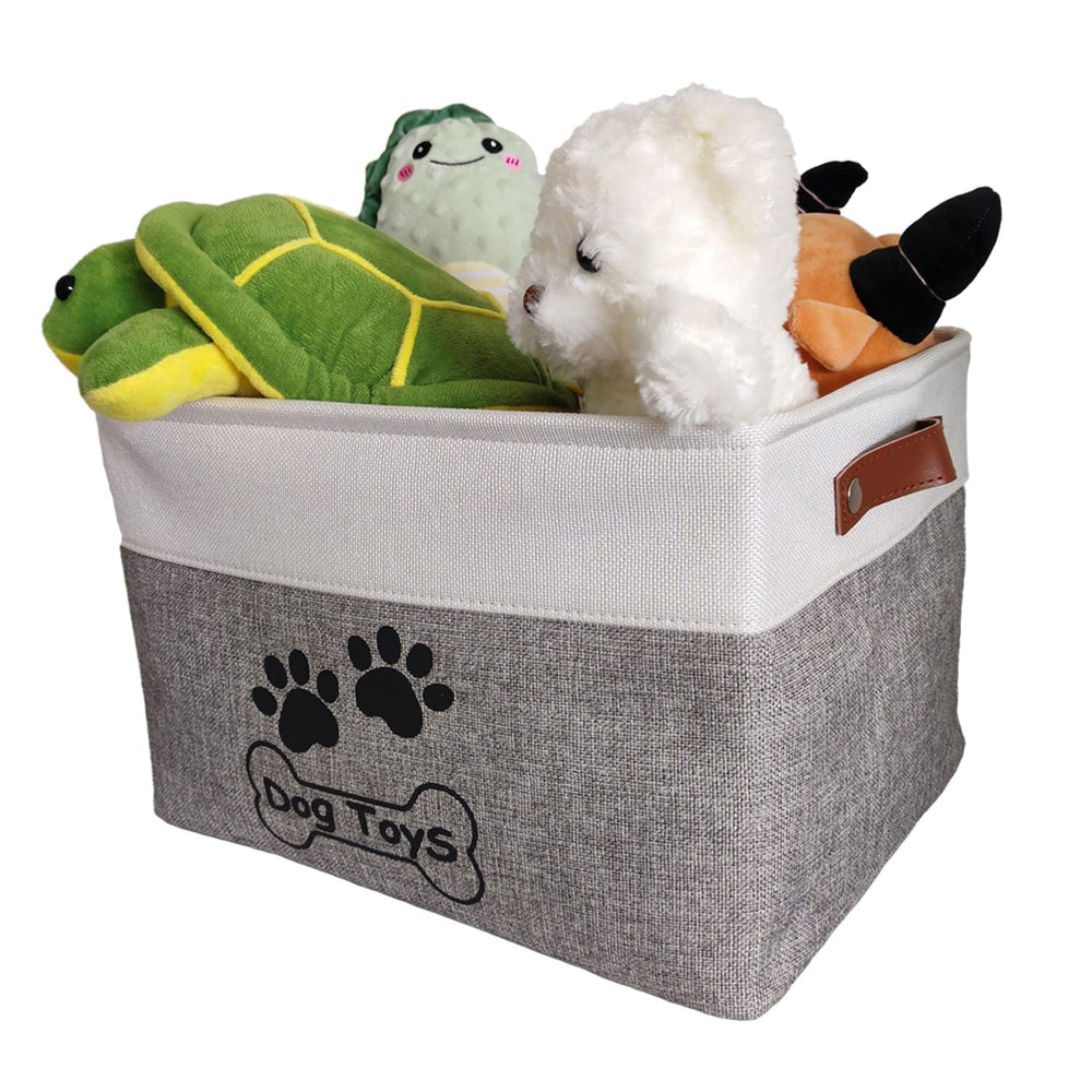 CPAKOWLGOO large-capacity dog toy bin offers ample space for toys.