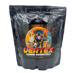 CPN Vertex predigested liver–protein in a dog bowl for easy mixing.