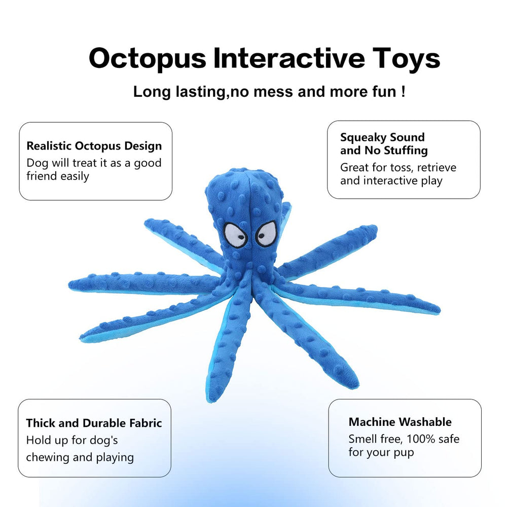 CPYOSN no-stuffing octopus toy designed for safer chewing