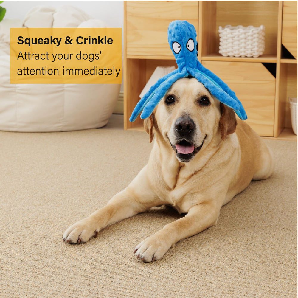 CPYOSN octopus toy showing a squeaky head for active engagement