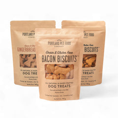 Crafted by Humans bacon treats close-up for training rewards