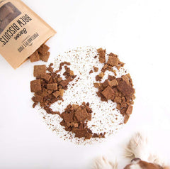 Crafted by Humans Brew Biscuit 3x5oz bags shot demonstrates convenient packaging for travel.