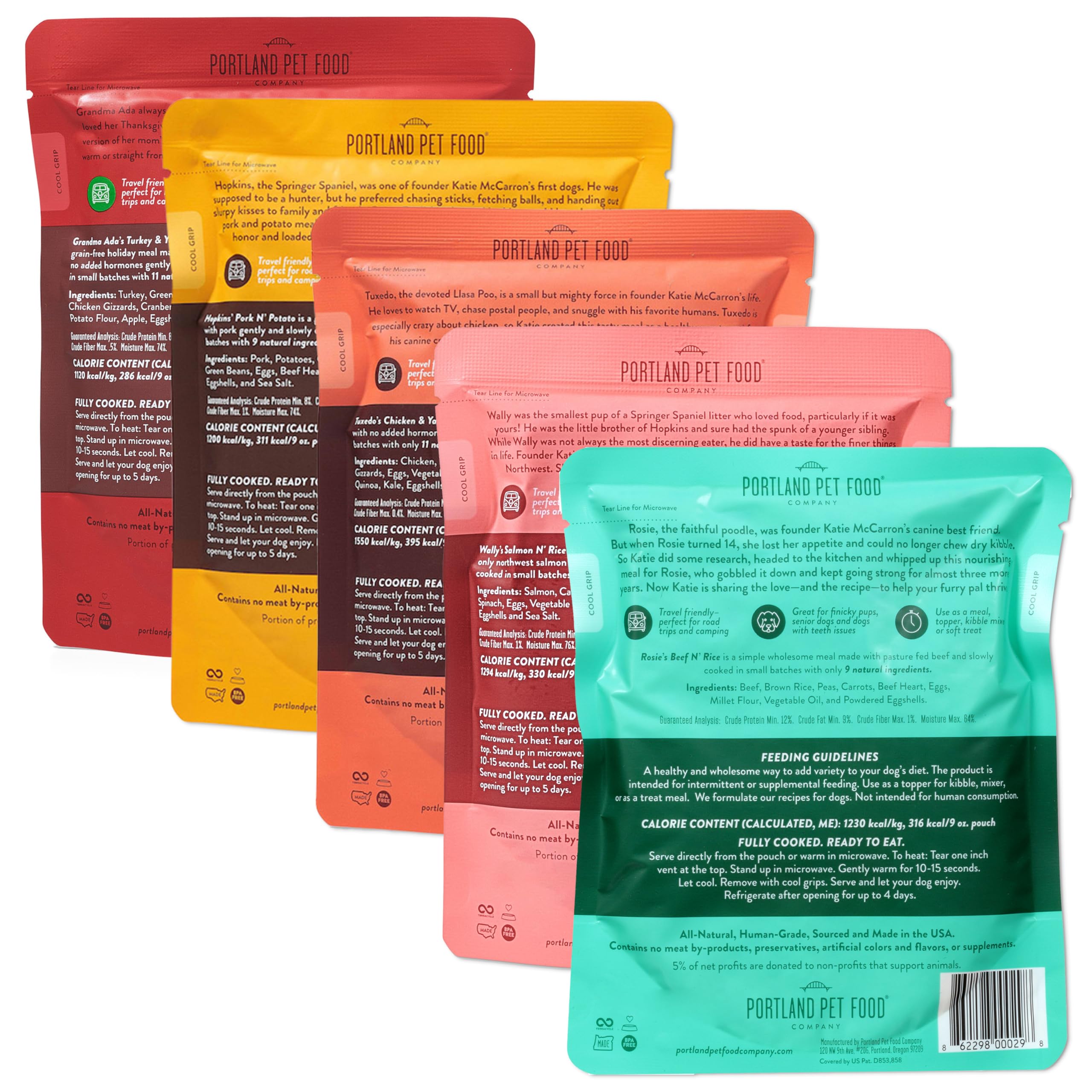 Crafted by Humans Loved by Dogs Portland gluten-free label emphasizes simple nutrition