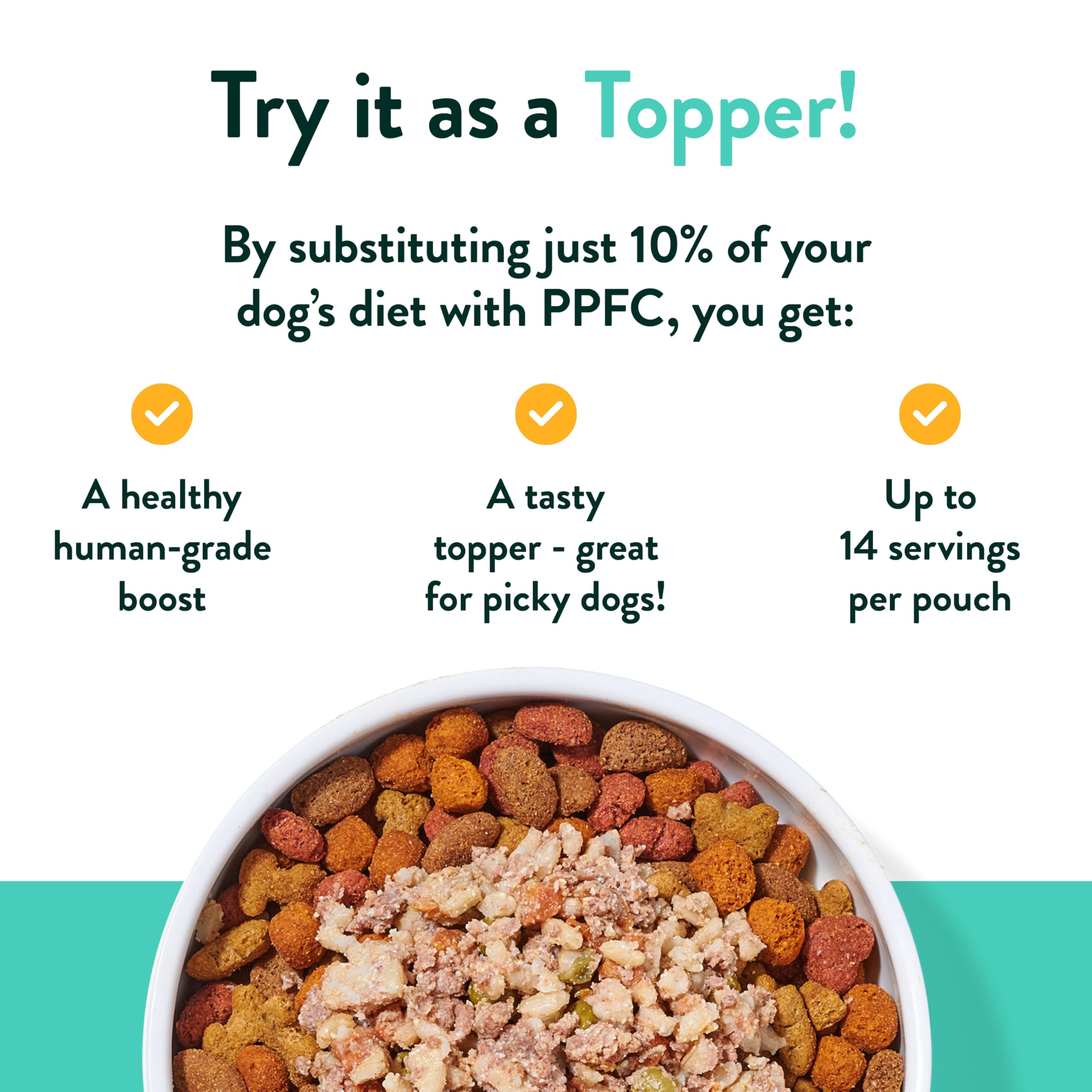 Portland Pet Food Company Pork and Potato pouch with soft texture.