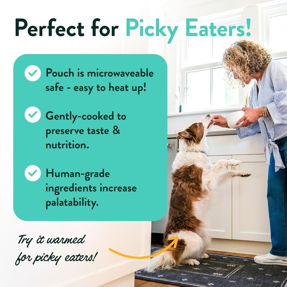 Crafted by Humans Portland Pork Potato Pouch convenient meal topper for bowls.