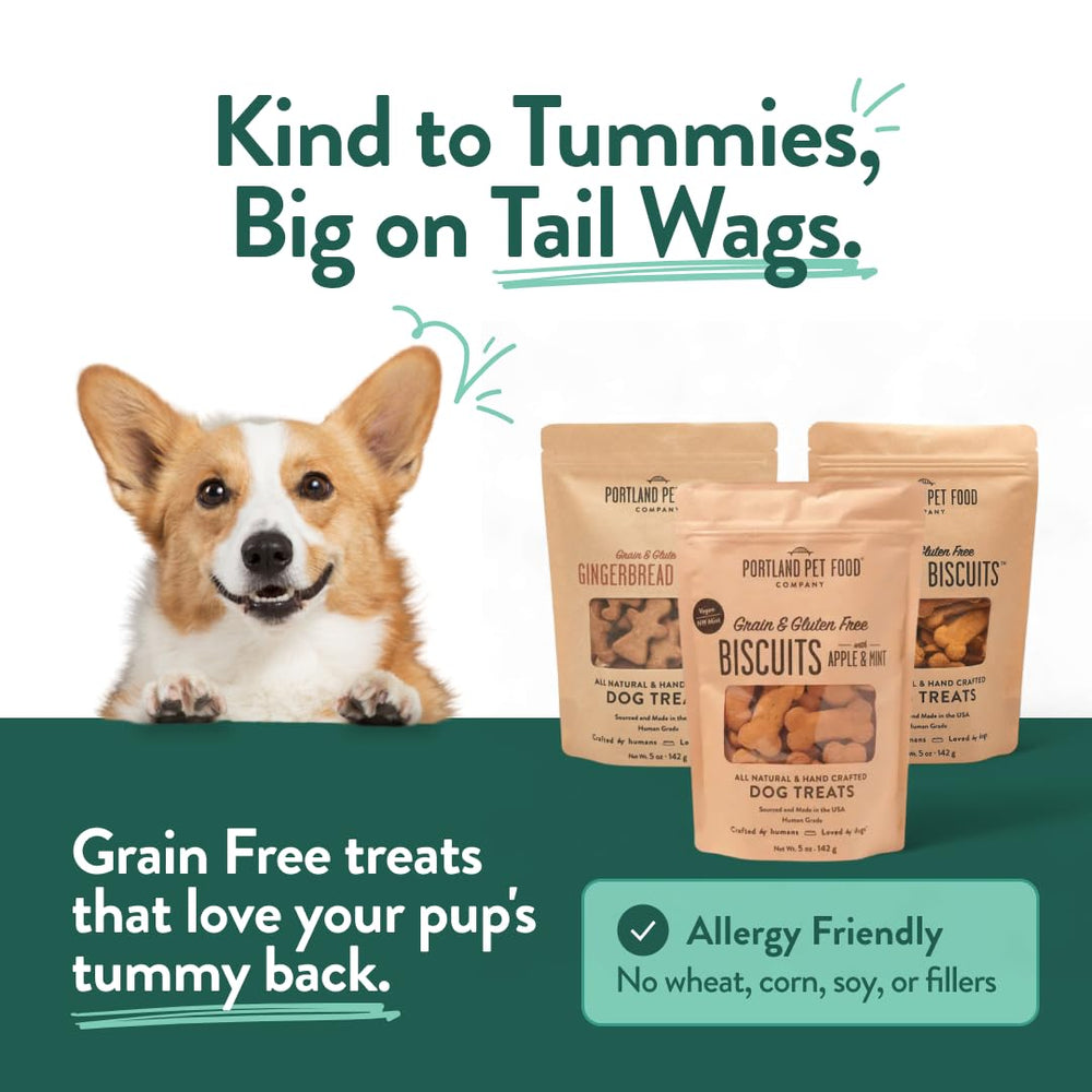 Crafted by Humans Vegan, human-grade dog treats for ethical nutrition.