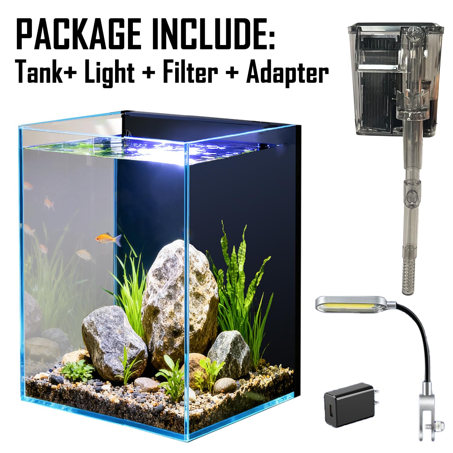 Craftsboys 4.2mm glass tank shows sturdy construction.